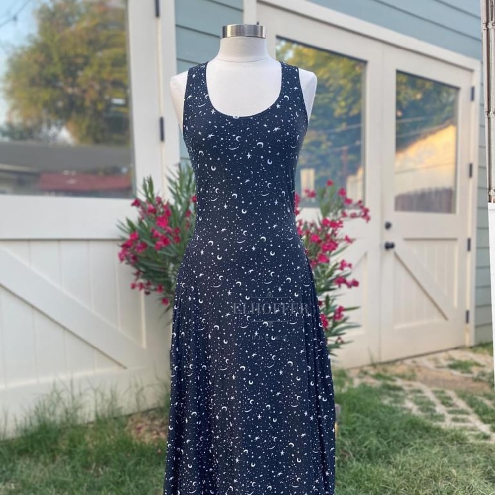 Elhoffer Design Starry Witch Maxi Dress
